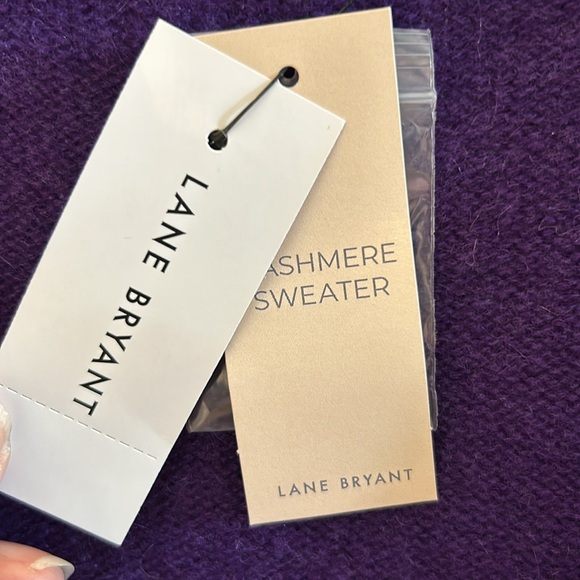 Lane Bryant 100% CASHMERE Sweater size 18/20 nwt - Picture 4 of 5